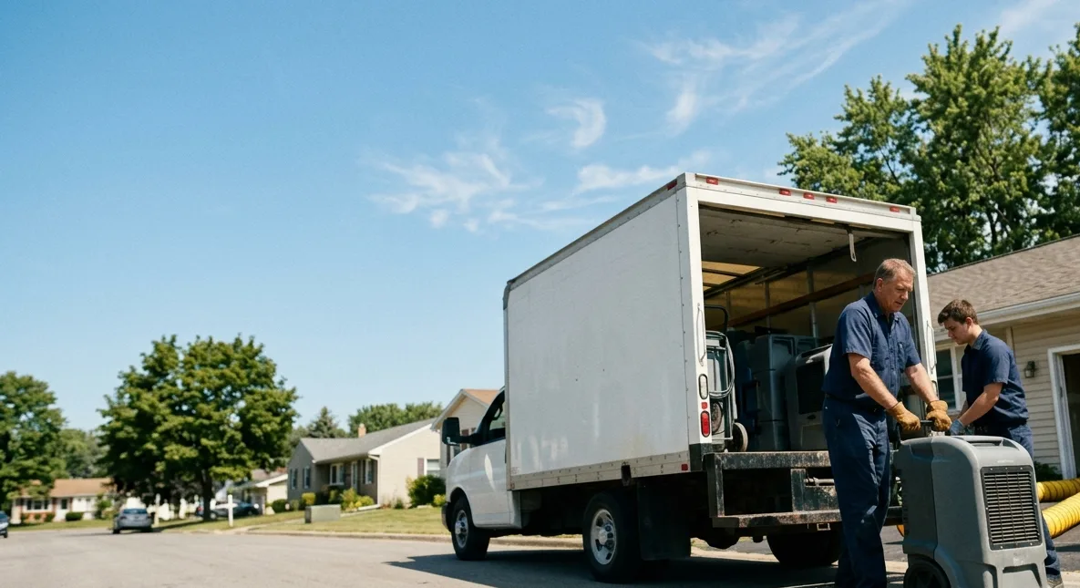 Water Damage Cleanup in Clarington, OH near me